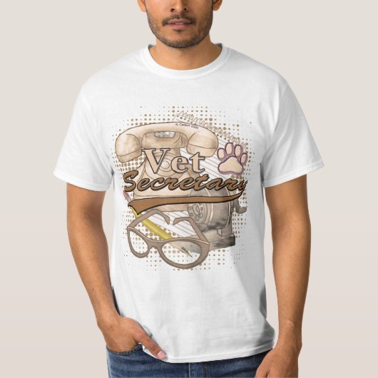 獣医秘書Tシャツ Tシャツ (正面)