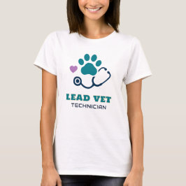 🩺 獣医診療チームリーダー 獣医クリニック 🩺 Tシャツ