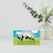 獣医踊り動物名刺 予約カード (スタンド正面)