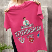 獣医退職した医2024獣医おもしろい病院 Tシャツ