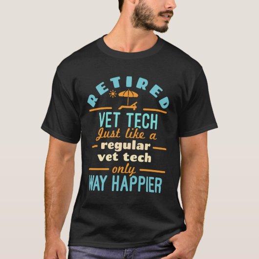 獣医退職した技術福祉士 Tシャツ (正面)