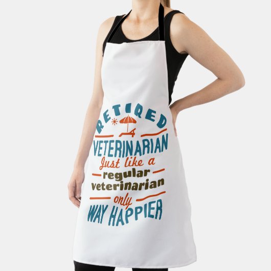 獣医退職した獣医の退職後の幸せ エプロン (インサイチュ)