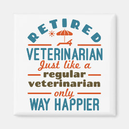 獣医退職した獣医の退職後の幸せ マグネット