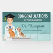 獣医院獣医Vet DVMおめでとうございます 横断幕 (横)