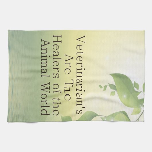 獣医 キッチンタオル (横)