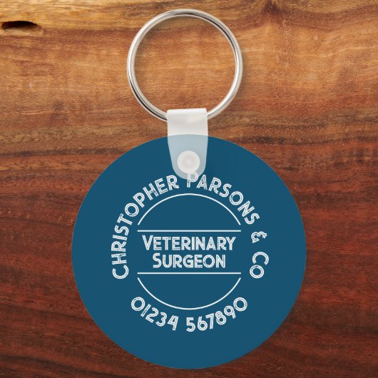 獣医 キーホルダー (正面)