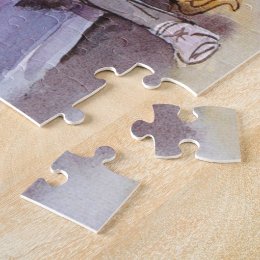 獣医 ジグソーパズル (側面)