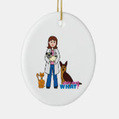 獣医 セラミックオーナメント (右)