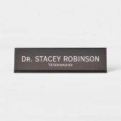 獣医 デスクネームプレート (正面)