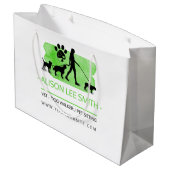 獣医/ドッグウォーカー/ペットケア大抱き枕 ラージペーパーバッグ (裏面アングル)