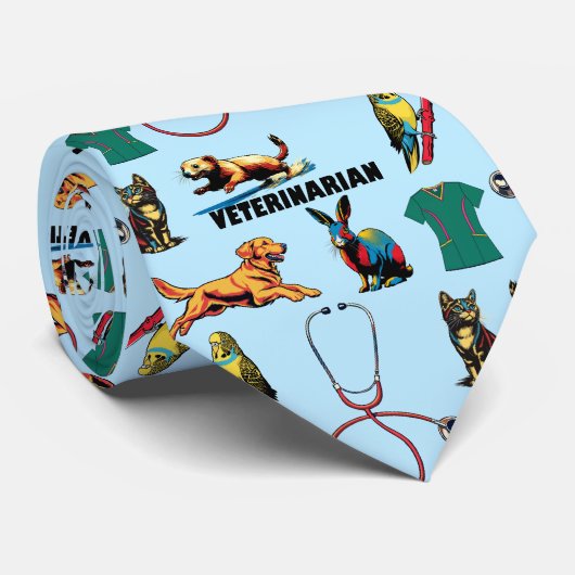 獣医 ネクタイ (ロール)