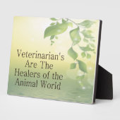 獣医 フォトプラーク (側面)