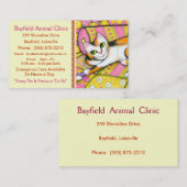 獣医/ペットの世話の名刺 名刺 (正面/裏面)