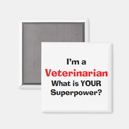 獣医 マグネット (正面/裏面)