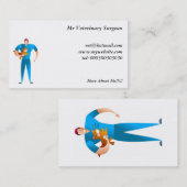 獣医 名刺 (正面/裏面)