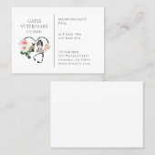 獣医 名刺 (正面/裏面)