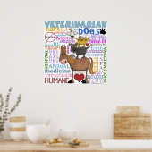 獣医 – 地下鉄アート獣医の任期 ポスター (キッチン)