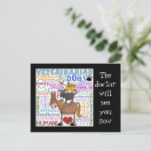 獣医 – 地下鉄アート獣医の任期 ポストカード (スタンド正面)