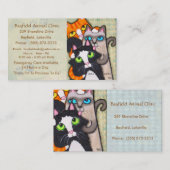 獣医/猫好きの名刺 名刺 (正面/裏面)