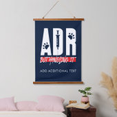 獣医ADRを治療する獣医の手術 吊り下げ型タペストリー (寝室)