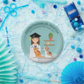 獣医DVM卒業おめでとう ペーパープレート (パーティー)