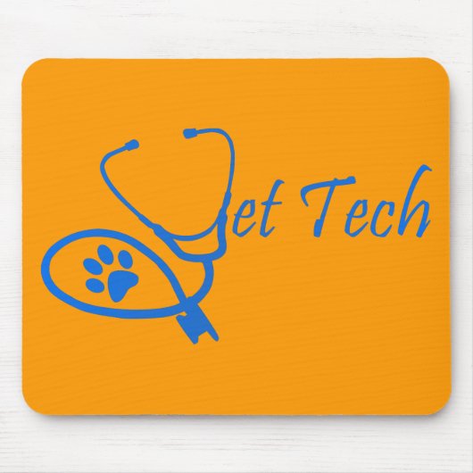 獣医TECHの聴診器のマウスパッド マウスパッド (正面)