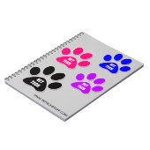 獣医TECHの足のノート ノートブック (左側)