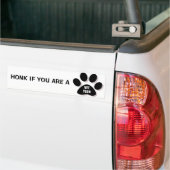 獣医TECH警笛を鳴らして下さい! バンパーステッカー (トラック上)