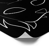 獣毛の獣毛狼ねこ犬 ポスター (角)