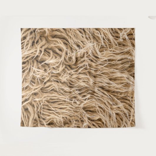 獣毛 タペストリー (正面(横))