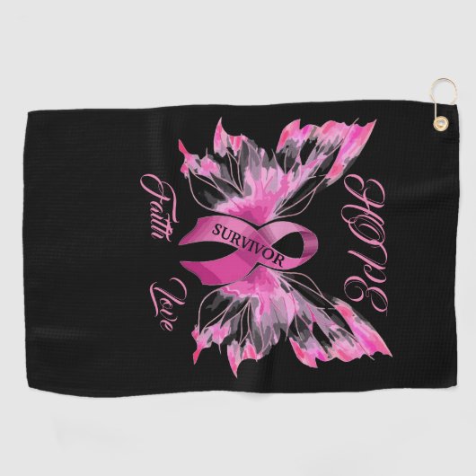 獣癌認識度 ゴルフタオル (横)