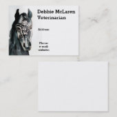 獣馬ドクターアポイントメントと名刺 予約カード (正面/裏面)