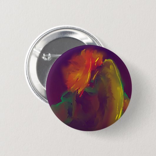 獣 缶バッジ (正面&裏面)