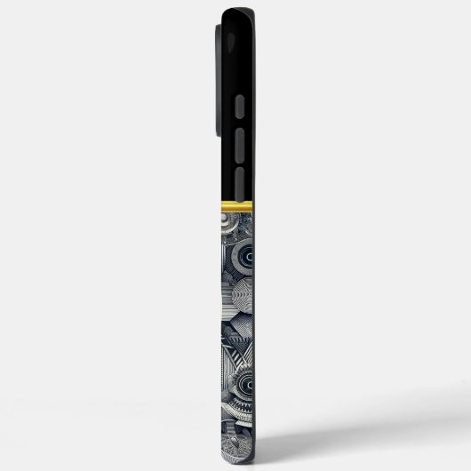 獰猛な戦士が熊の横に並ん威厳のあるだ Case-Mate iPhoneケース (裏面 / 左)