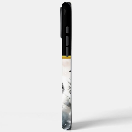 獰猛な狼の仲間と野生の戦士 Case-Mate iPhoneケース (裏面 / 左)