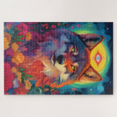 獰猛な狼 ジグソーパズル (横)