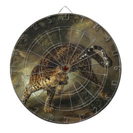 獰猛な野生ヒョウ（ジャン=バプティスト・ウドライ） ダーツボード