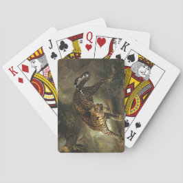 獰猛な野生ヒョウ（ジャン=バプティスト・ウドライ） トランプ