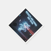 獲得したスレッド：グラインド実在は スタンダードカクテルナプキン (角)