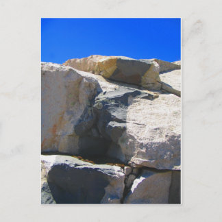 玄武岩の壁地質学ポストカード ポストカード