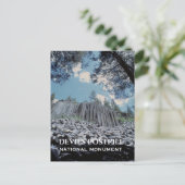 玄武岩の柱、デビルズ後杭国家記念碑 ポストカード (スタンド正面)