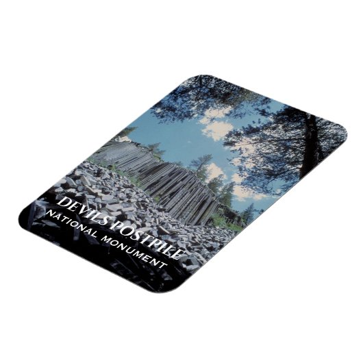 玄武岩の柱、デビルズ後杭国家記念碑 マグネット (左側)