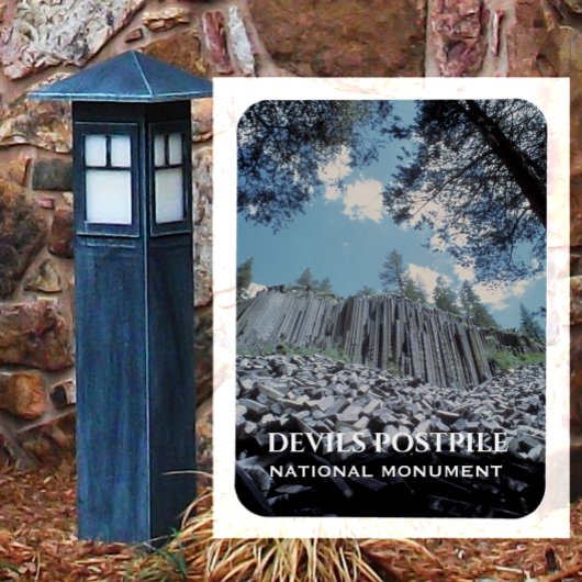 玄武岩の柱、デビルズ後杭国家記念碑 マグネット