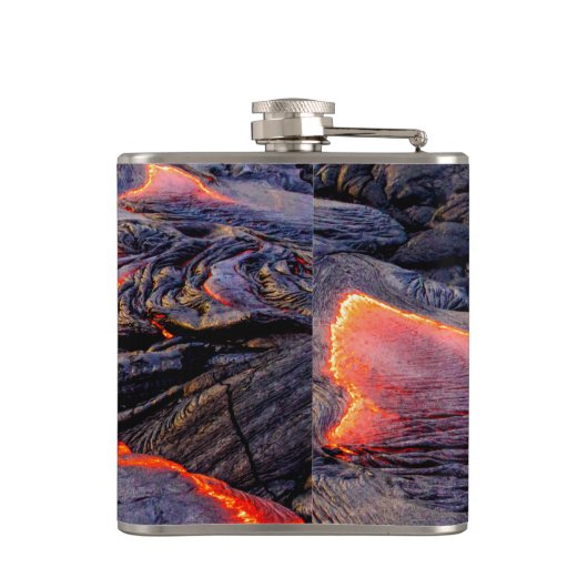 玄武岩溶岩流 フラスク (裏面)