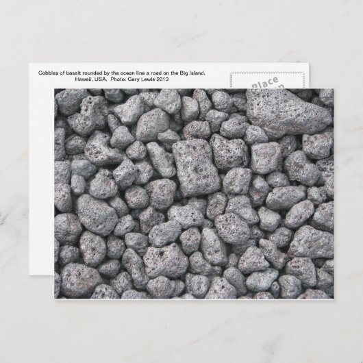 玄武岩 ポストカード (正面/裏面)