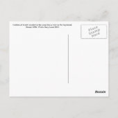 玄武岩 ポストカード (裏面)