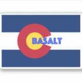 玄武岩Co シール (正面)