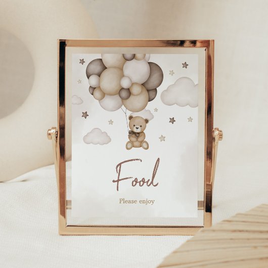 玄気球の食べ物を心待ちにする ポスター