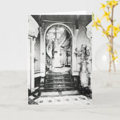 玄関およびオニックスの階段 カード (黄色い花)