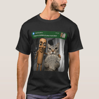 玄関で動きありトゥントゥントゥンサフール Tシャツ